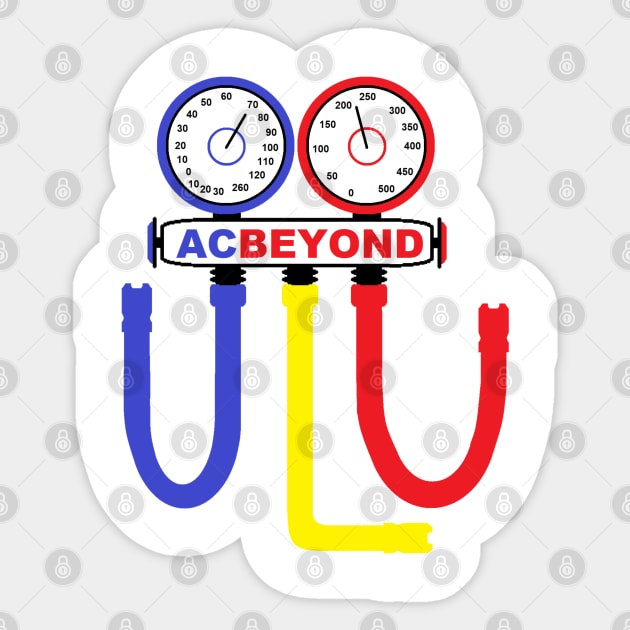 HVAC Gauges Sticker by ACBEYOND